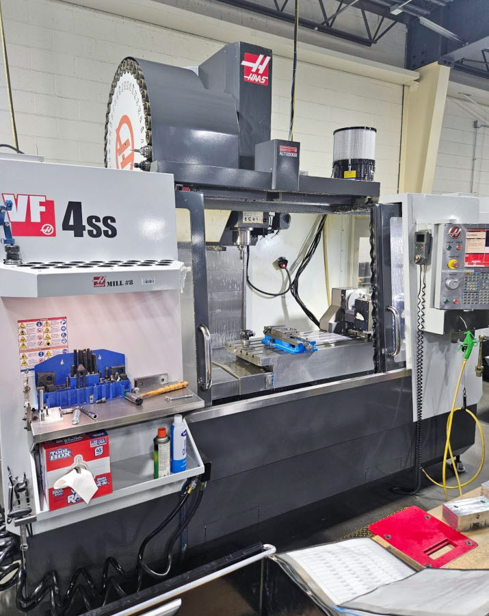 HAAS VF-4SS with TR160Y 5-Axis CNC Mill