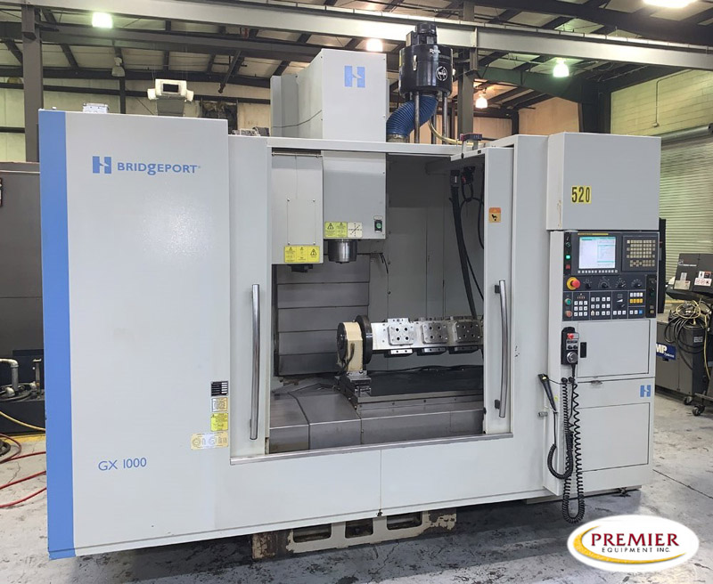 Hardinge-Bridgeport GX1000 with Rotary Table CNC Vertical Machining Center