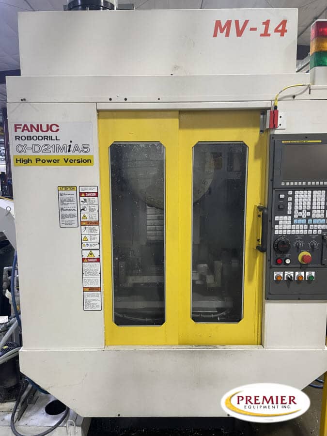 Home Fanuc Robodrill Α-D21Mia5 With Rotary Table Cnc Drill Tap