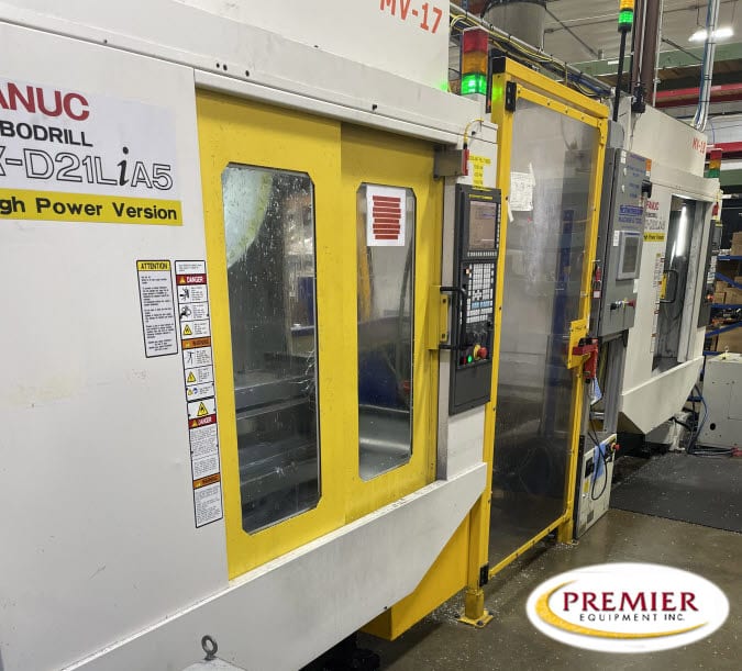 Home Fanuc Robodrill D21Lia5 Two Machines &Amp; Fanuc M20Ia Robot Pallet Machining Cell