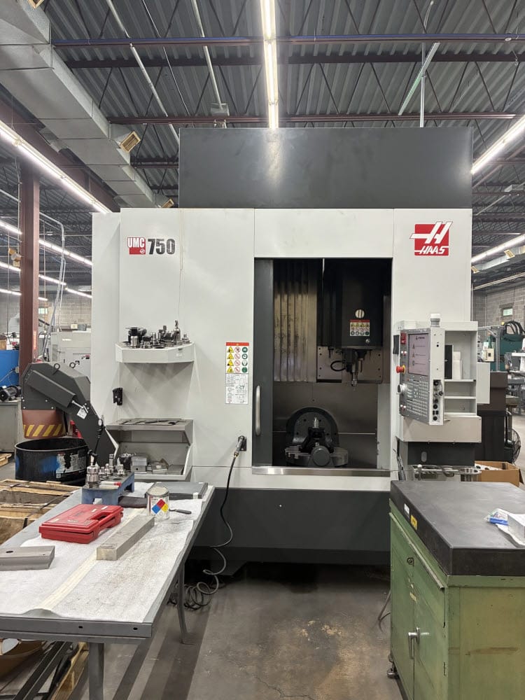 Haas Umc750 5 Axis Vertical Machining Center