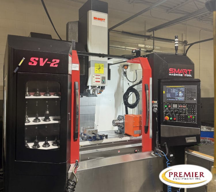 Smart Machine Tool Sv2 Cnc Mill With Rotary Table