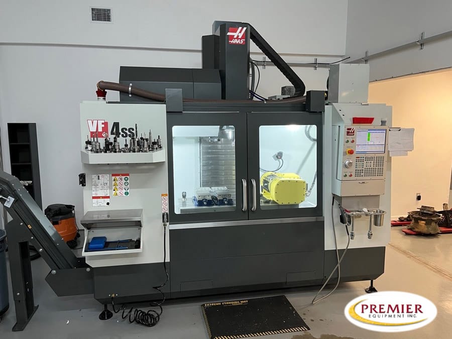 Haas Vf4Ss Trunnion Table 5-Axis Cnc Vertical Machining Center
