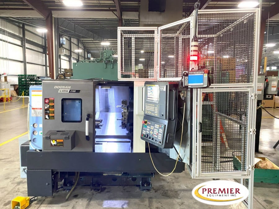 Doosan Lynx 2100A &Amp; Denso Robot Loader