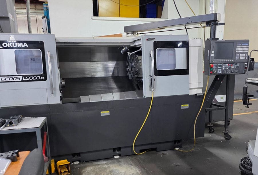 OKUMA GENOS L3000-e LONG BED CNC LATHE