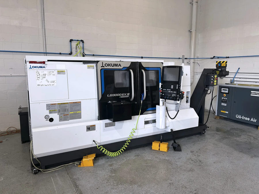 Home Okuma Lb3000Exiii/1000 Cnc Lathe