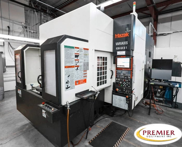 Home Mazak Variaxis 630-5X Ii T (2-Pallet) 5-Axis Cnc Vertical Machining Center
