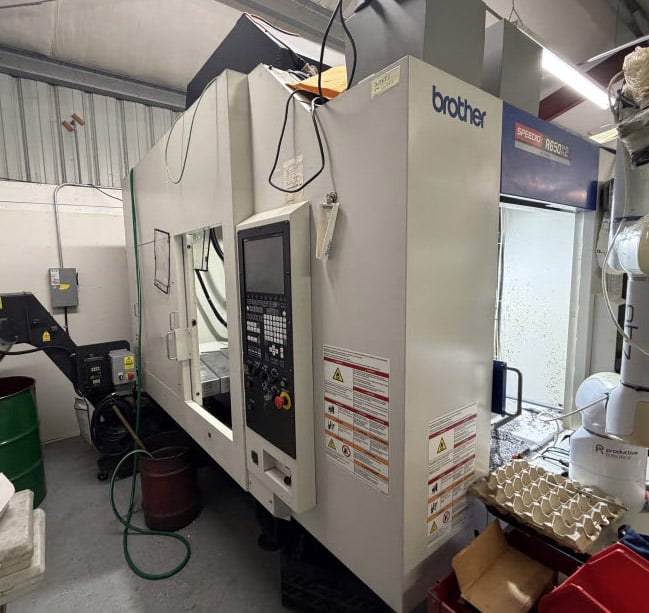 Brother Speedio R650X2 (Quick Turn Table) With Tilting Rotary Cnc Drill And Tap